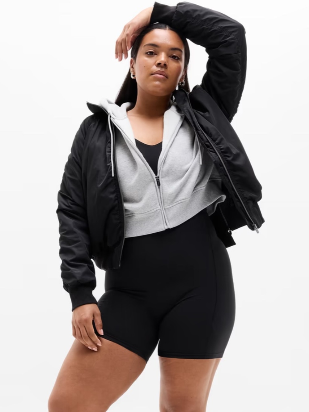 Athleta JetSet Bomber jacket, M, CB2686 - Picture 2 of 10